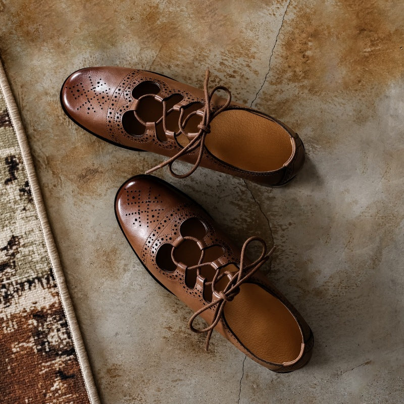 Lucia | Women's Brogue Leather Oxfords
