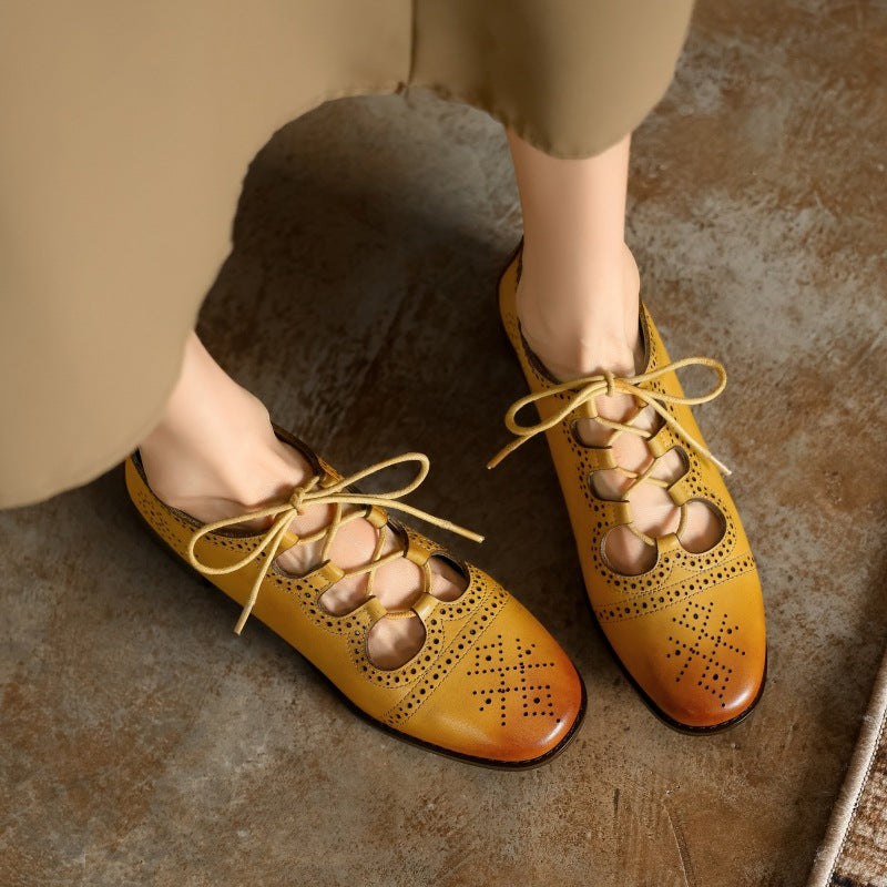 Lucia | Women's Brogue Leather Oxfords