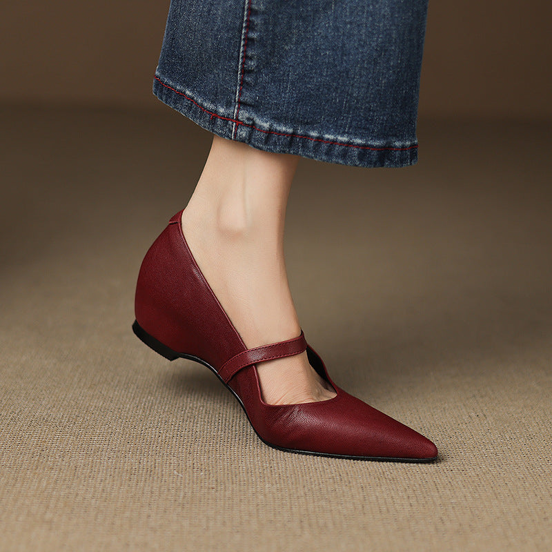 Veloria | Women's Lambskin Leather Mary Janes