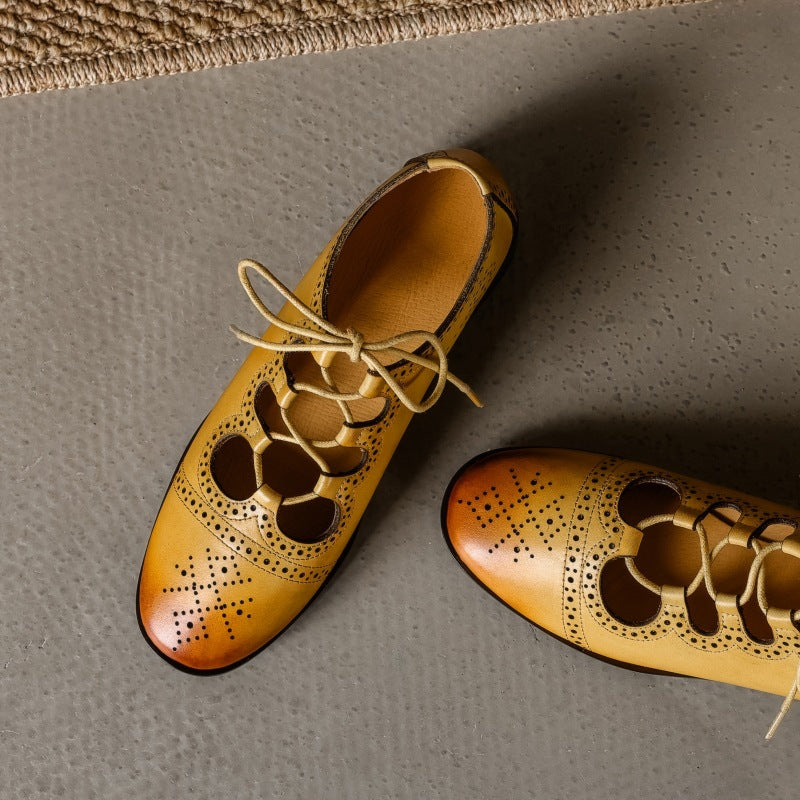 Lucia | Women's Brogue Leather Oxfords