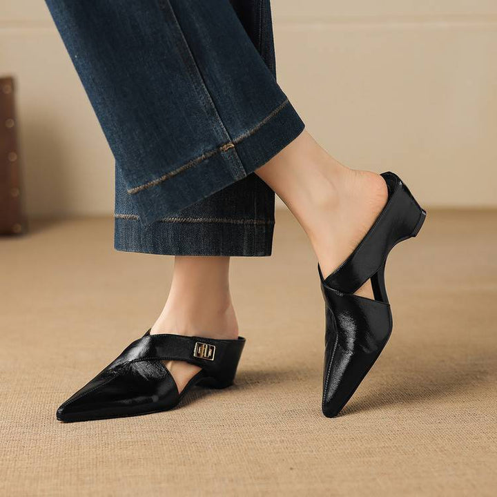 Aurel | Women's Leather Sculpt Mules