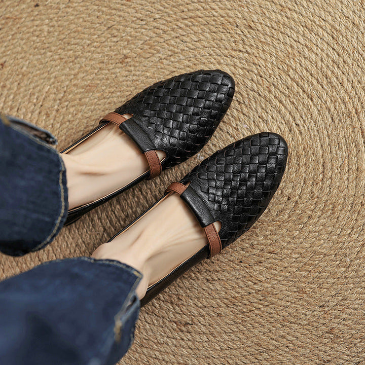 Ardelle | Women's Woven Leather Loafers