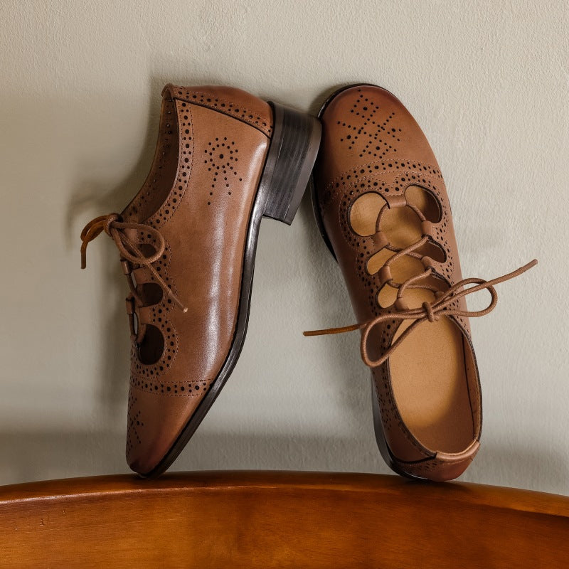 Lucia | Women's Brogue Leather Oxfords