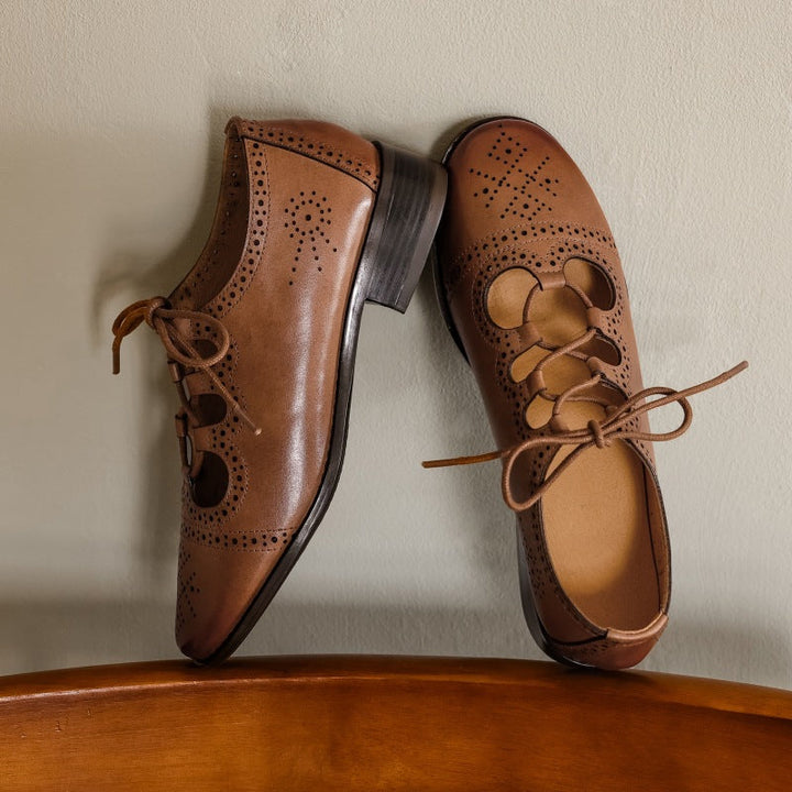 Lucia | Women's Brogue Leather Oxfords