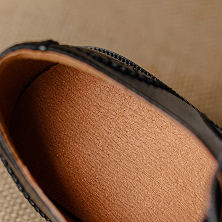 Orvain | Women's Brogue Leather Oxfords