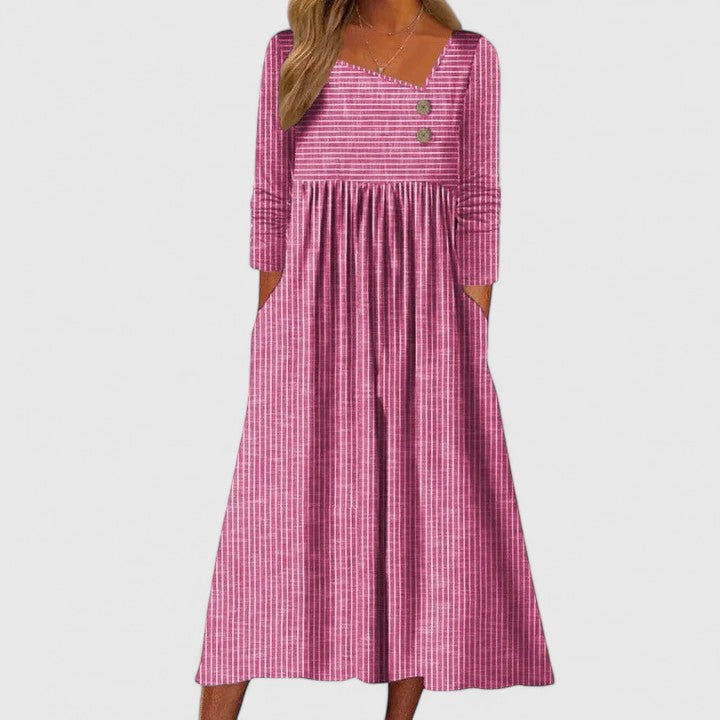Cleomarie | Women's Elegant Midi Dress