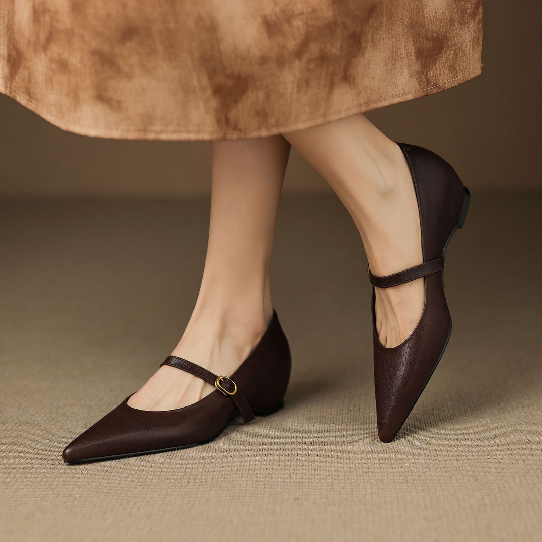 Veloria | Women's Lambskin Leather Mary Janes