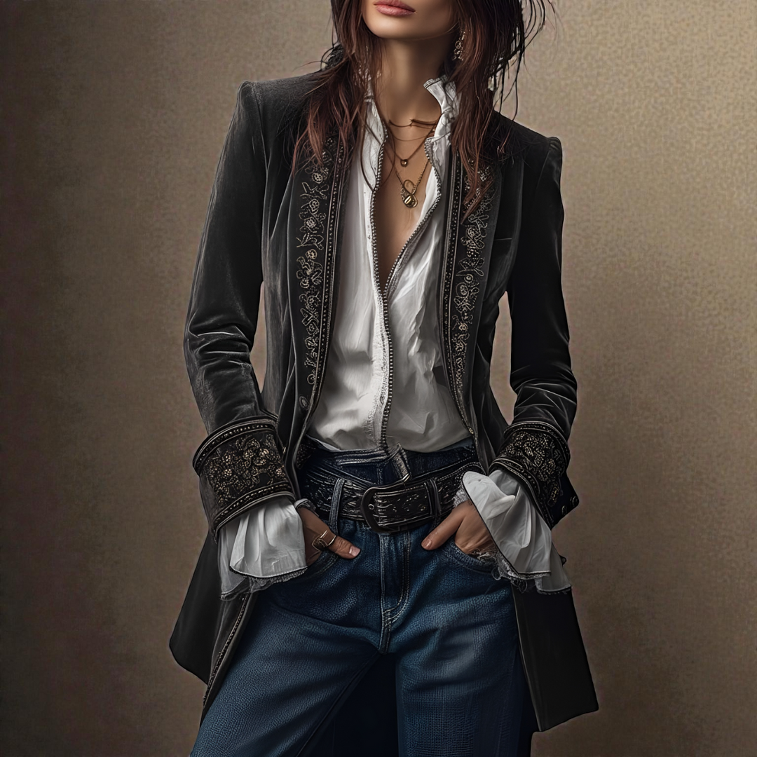 Elise Velvet Jacket