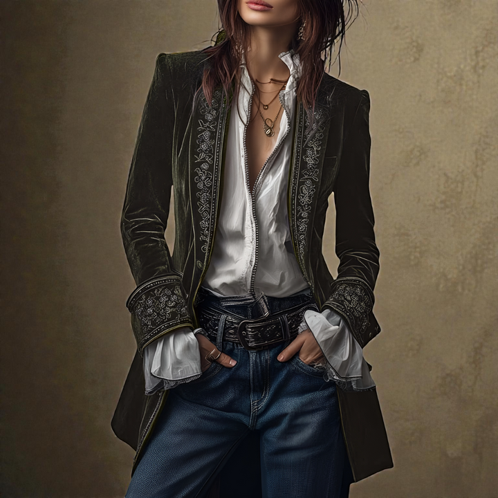 Elise Velvet Jacket