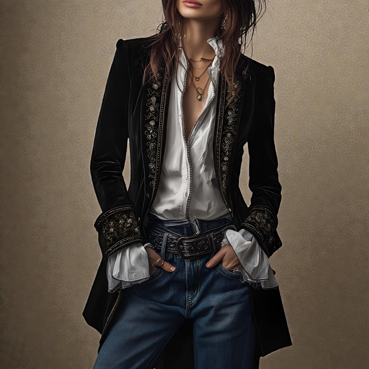 Elise Velvet Jacket