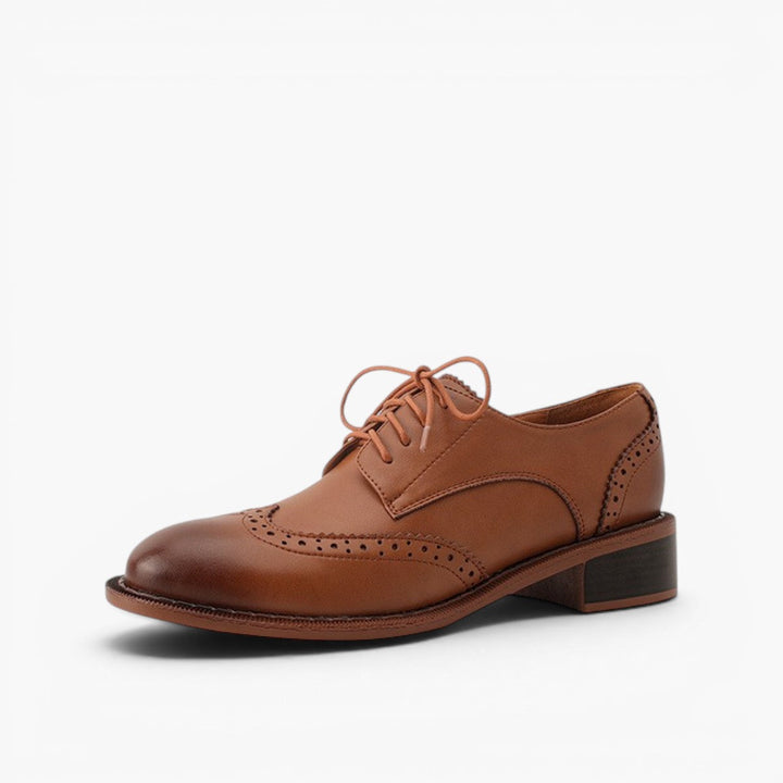 Orvain | Women's Brogue Leather Oxfords