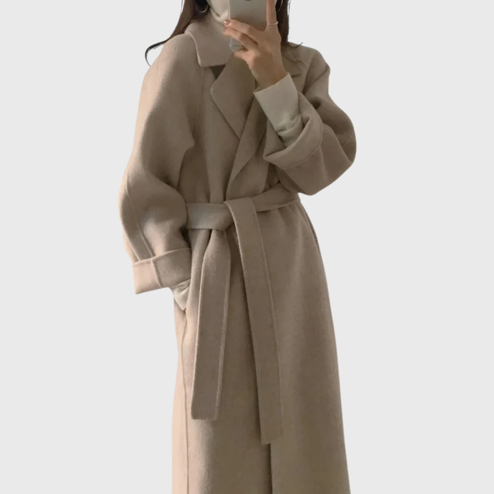 Claire | Women's Classic Belted Overcoat