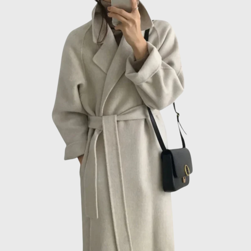 Claire | Women's Classic Belted Overcoat