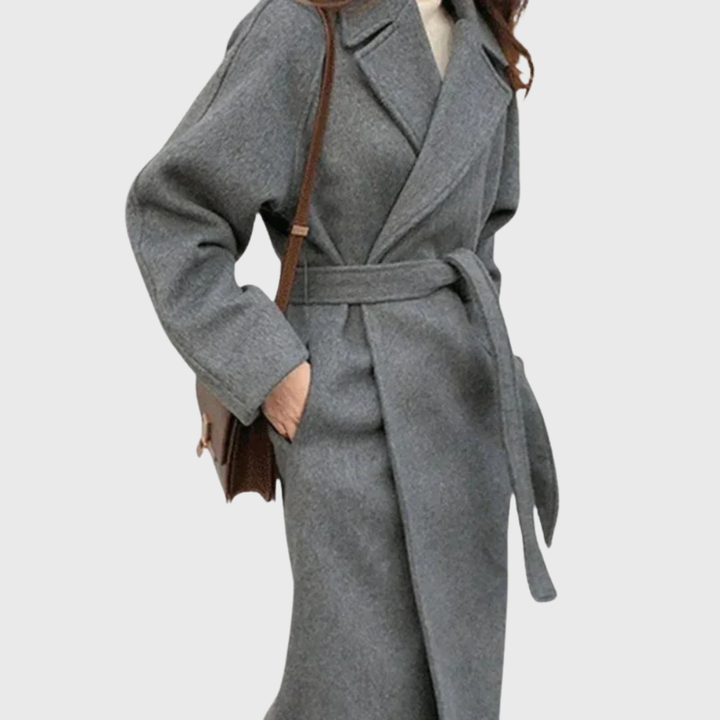 Claire | Women's Classic Belted Overcoat