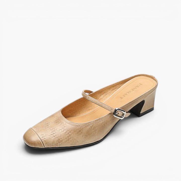 Rielle | Women's Strap Leather Mules