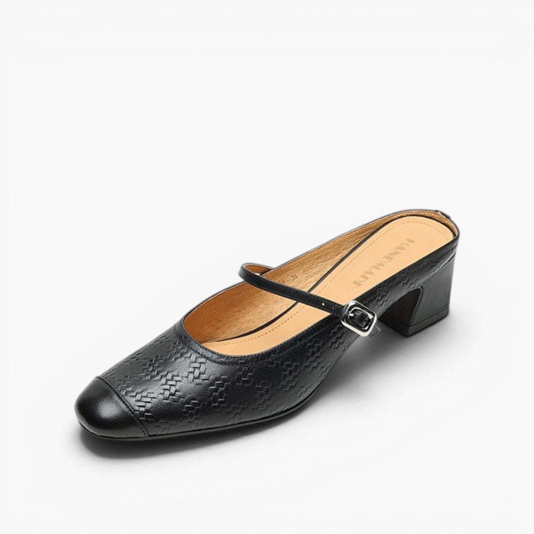 Rielle | Women's Strap Leather Mules