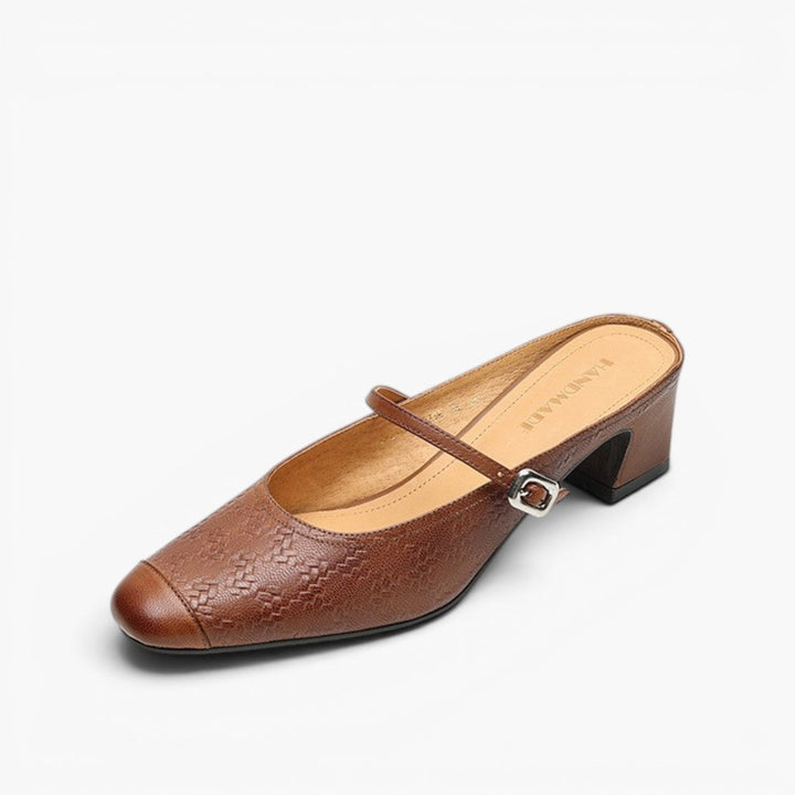 Rielle | Women's Strap Leather Mules