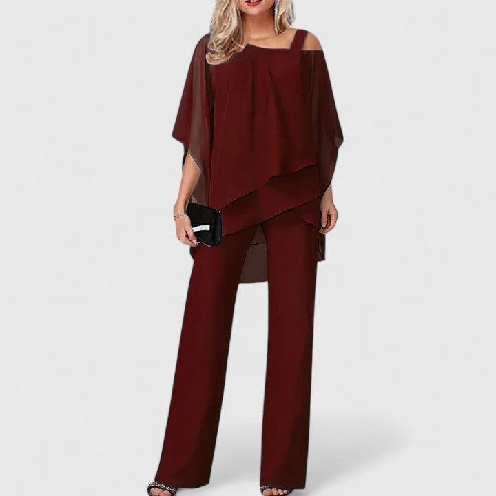 Serenity | Women's Elegant Two-Piece Trouser Set