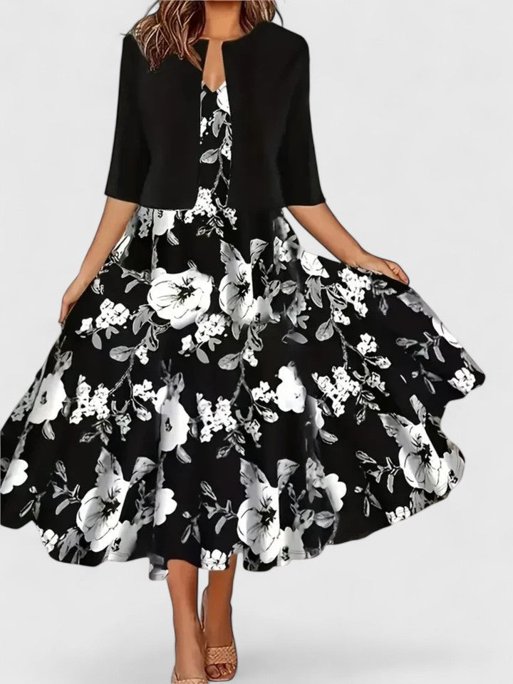Chantal | Women's Elegant Midi Dress