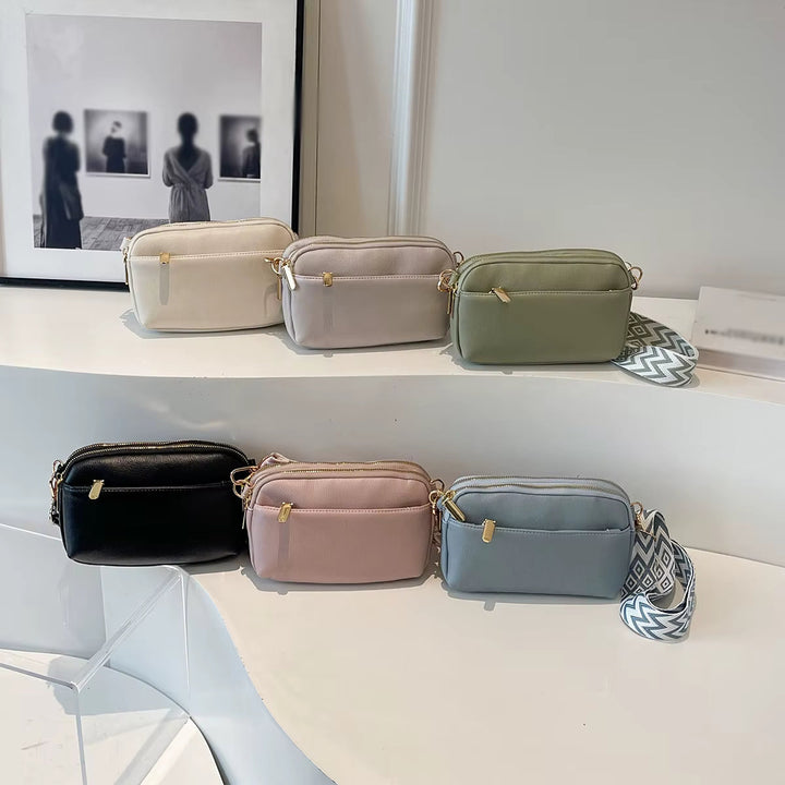Adhara - Structured Vegan Leather Crossbody Bag