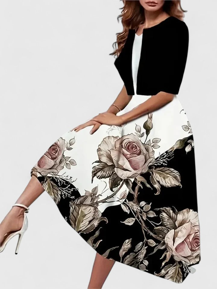 Chantal | Women's Elegant Midi Dress