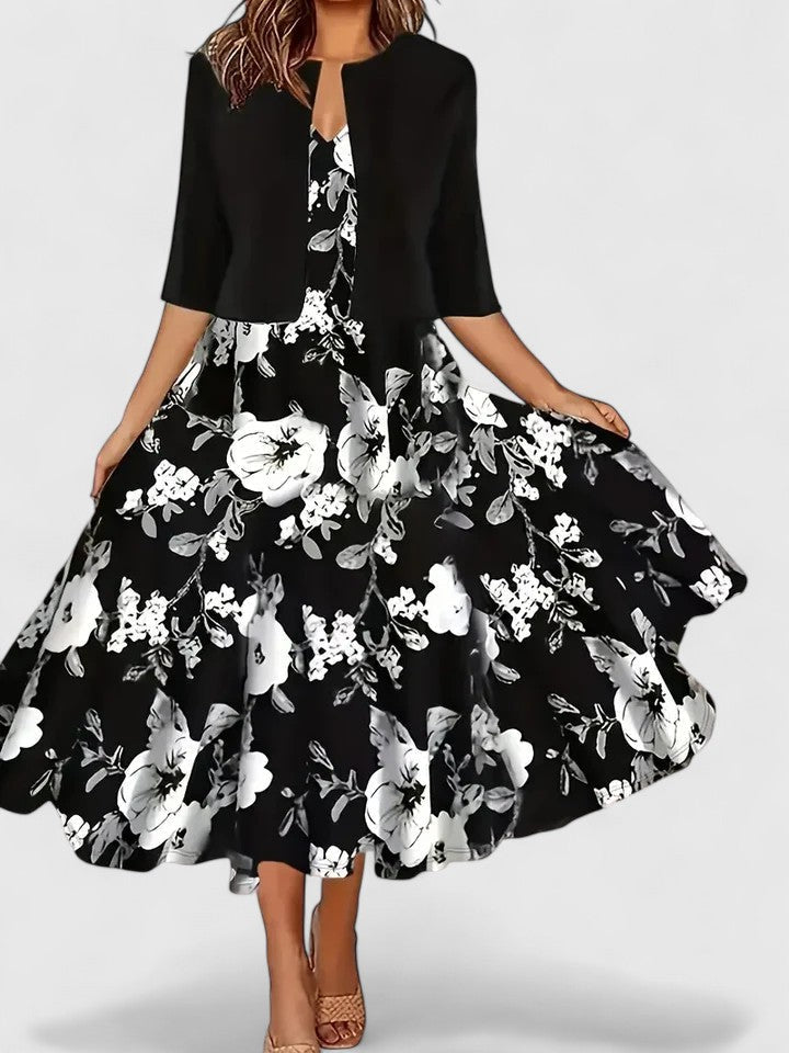 Chantal | Women's Elegant Midi Dress