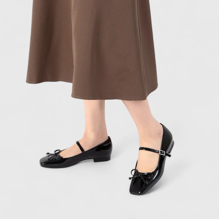 Rozalina | Women's Orthopaedic Square Toe Ballet Flats Shoes