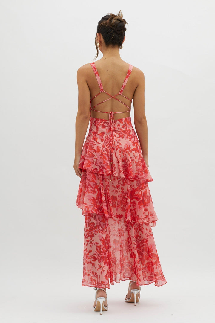 Ashlyn – Bloom Shift Midi Dress