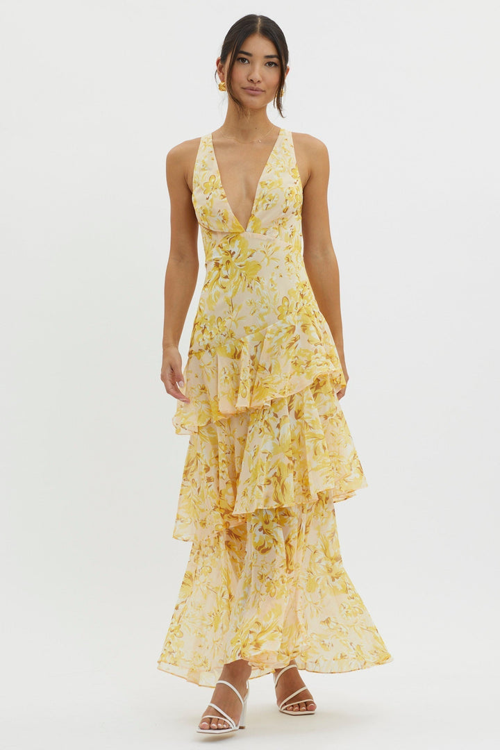 Ashlyn – Bloom Shift Midi Dress