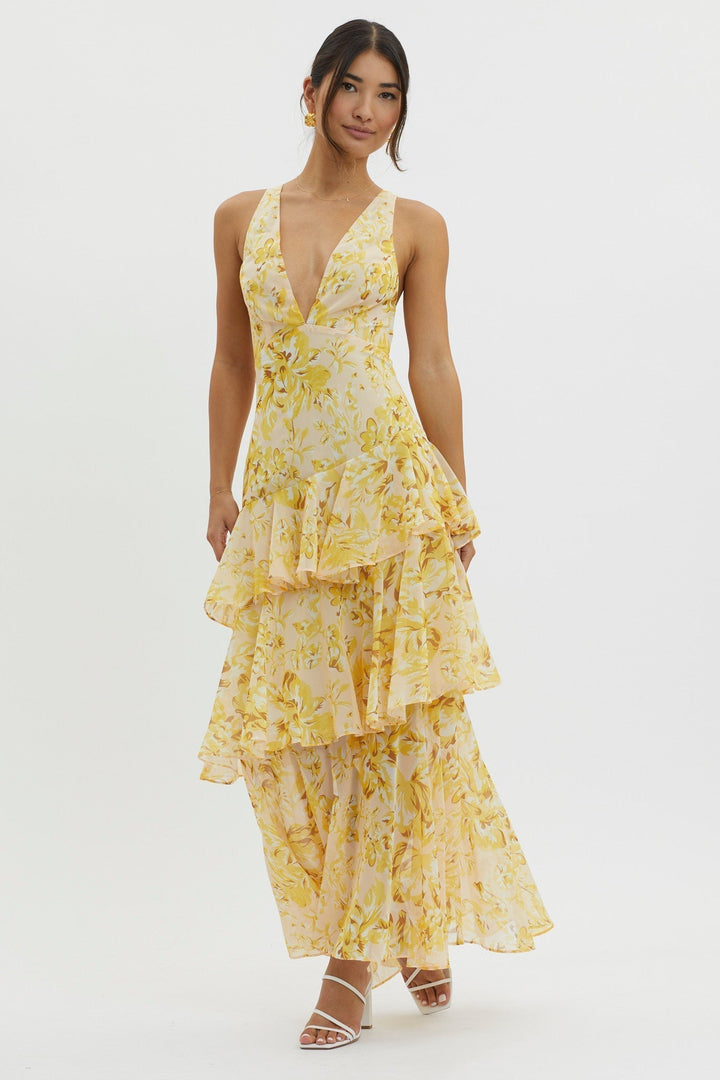 Ashlyn – Bloom Shift Midi Dress