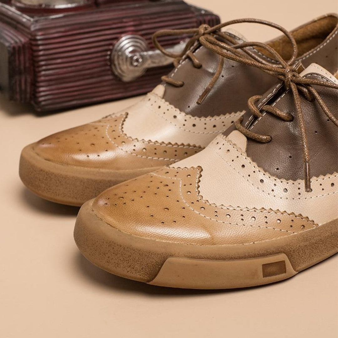 Noriel | Women's Brogue Leather Oxfords