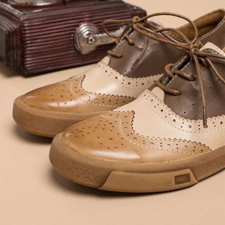 Noriel | Women's Brogue Leather Oxfords