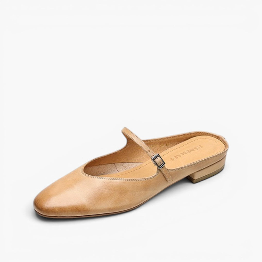 Selma | Women's Mary-Jane Leather Mules