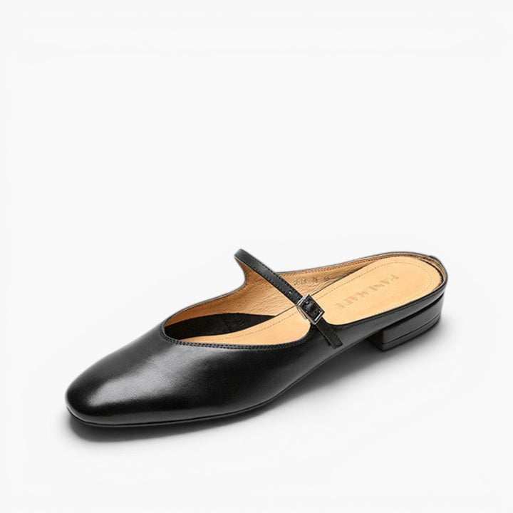 Selma | Women's Mary-Jane Leather Mules