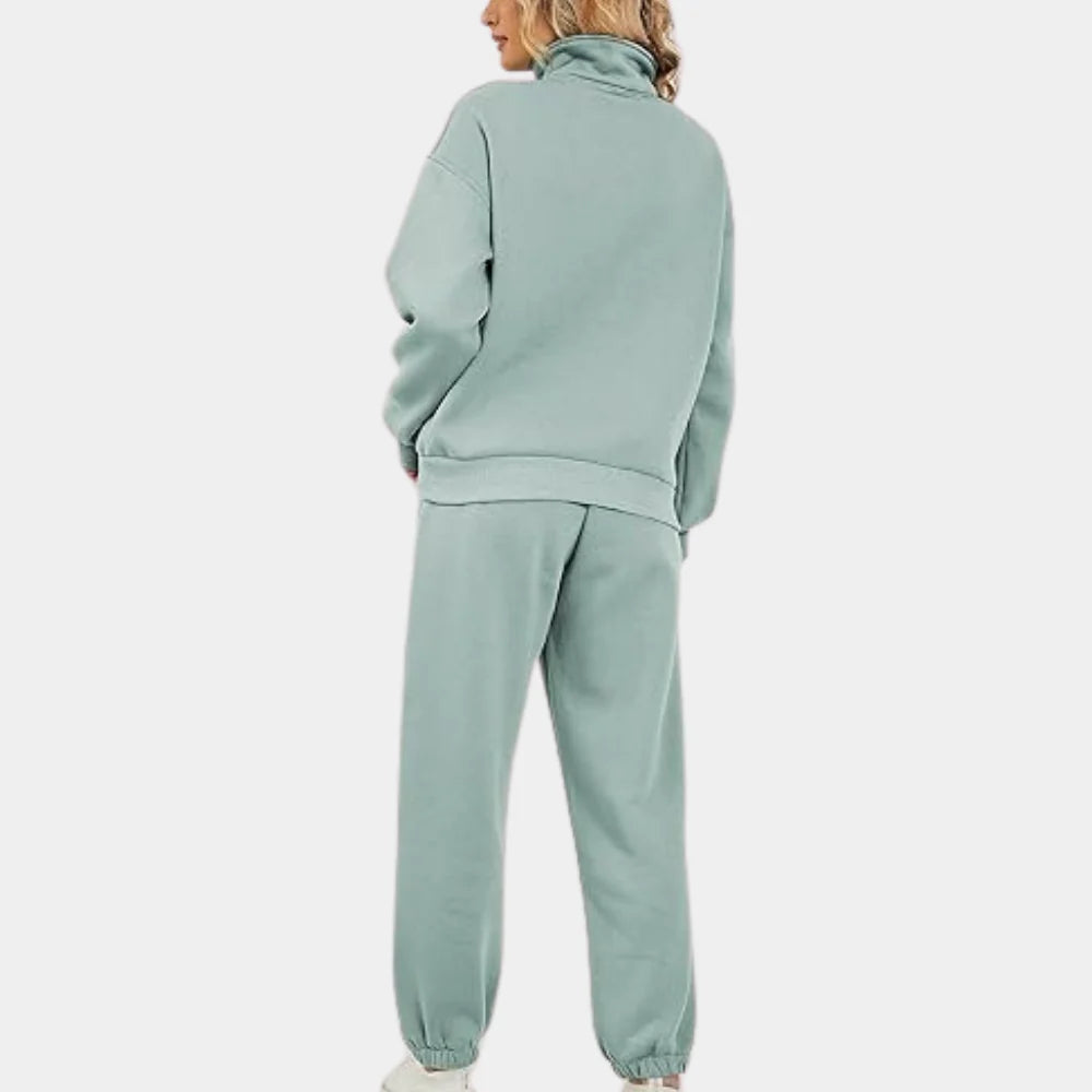 Harriet | Women's Half-Zip Tracksuit Set with Long Sleeves