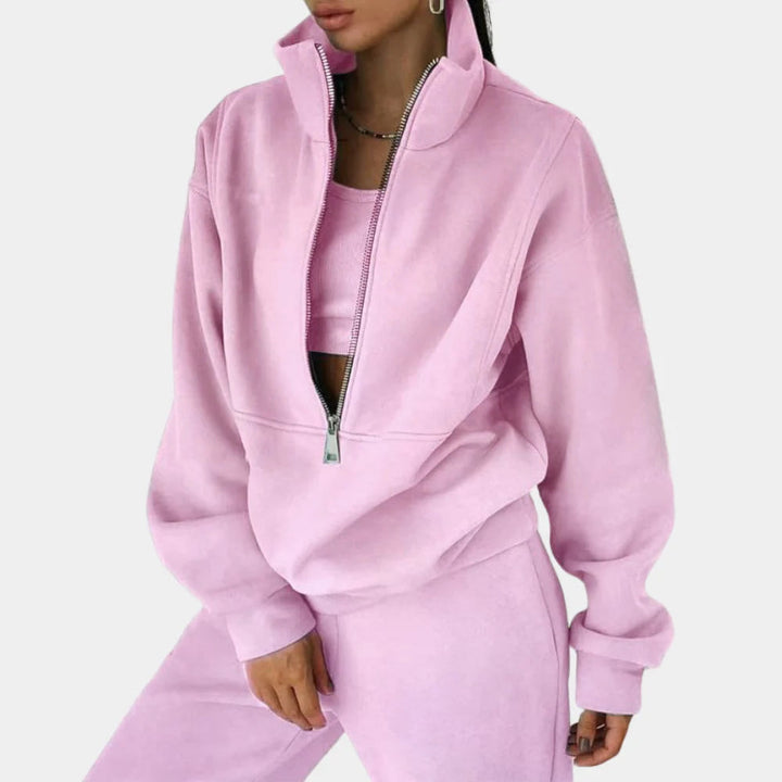 Harriet | Women's Half-Zip Tracksuit Set with Long Sleeves