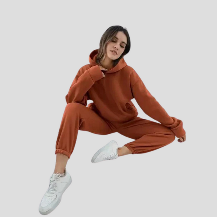 Louise | Women's Hoodie and Jogger Set Relaxed Lounge Wear