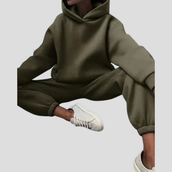 Louise | Women's Hoodie and Jogger Set Relaxed Lounge Wear