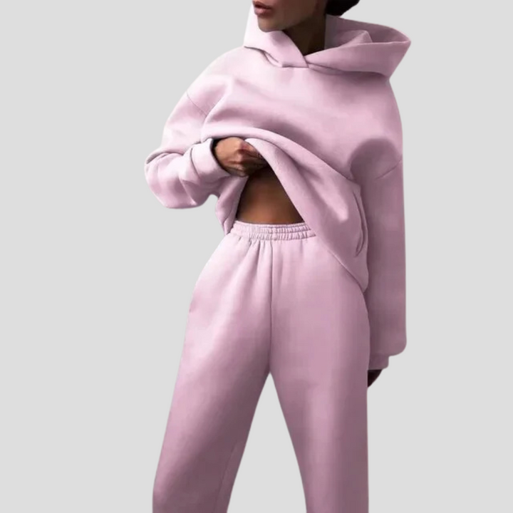 Louise | Women's Hoodie and Jogger Set Relaxed Lounge Wear