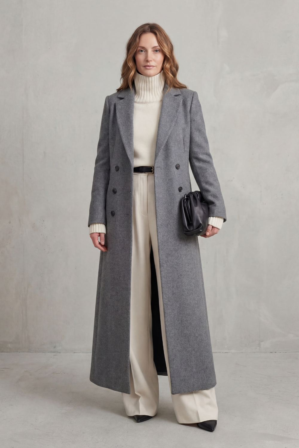 Valderine | Women's Tailored Fit Long Wool Coat