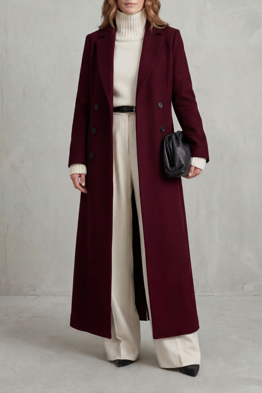 Valderine | Women's Tailored Fit Long Wool Coat