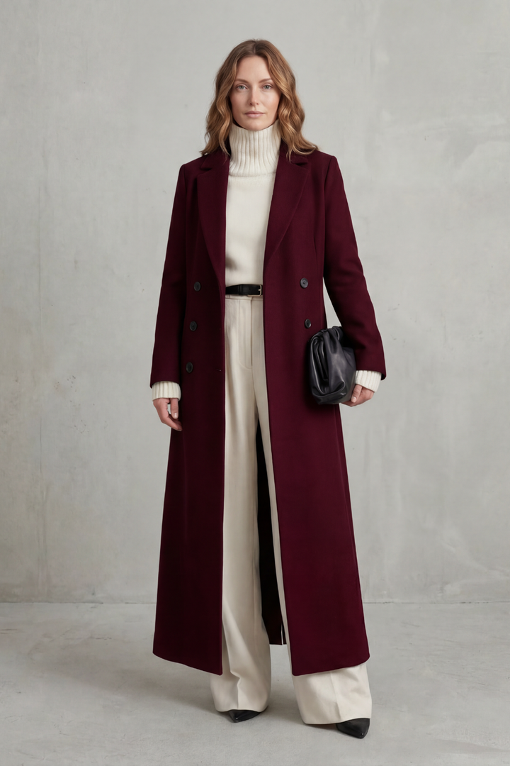 Valderine | Women's Tailored Fit Long Wool Coat