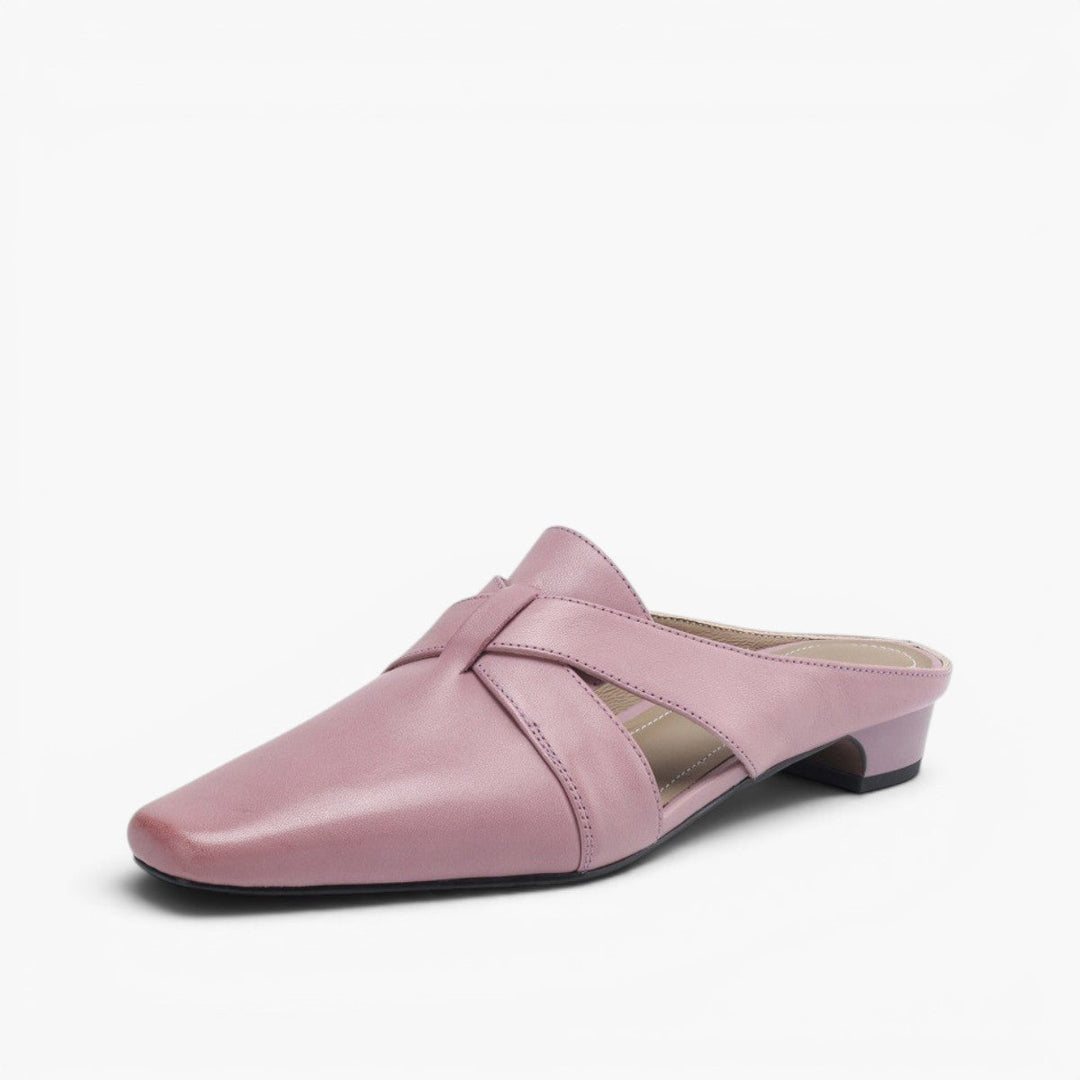 Virelle | Women's Cross Leather Mules