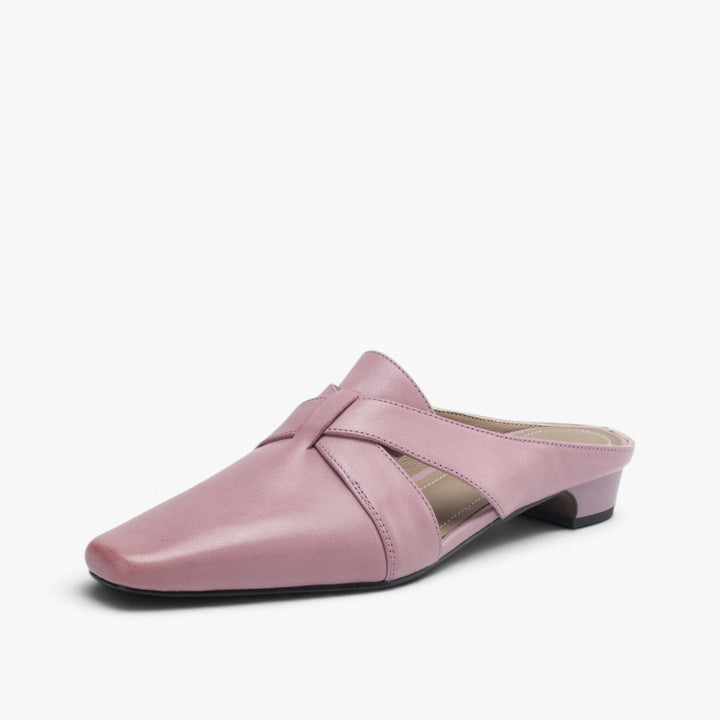Virelle | Women's Cross Leather Mules