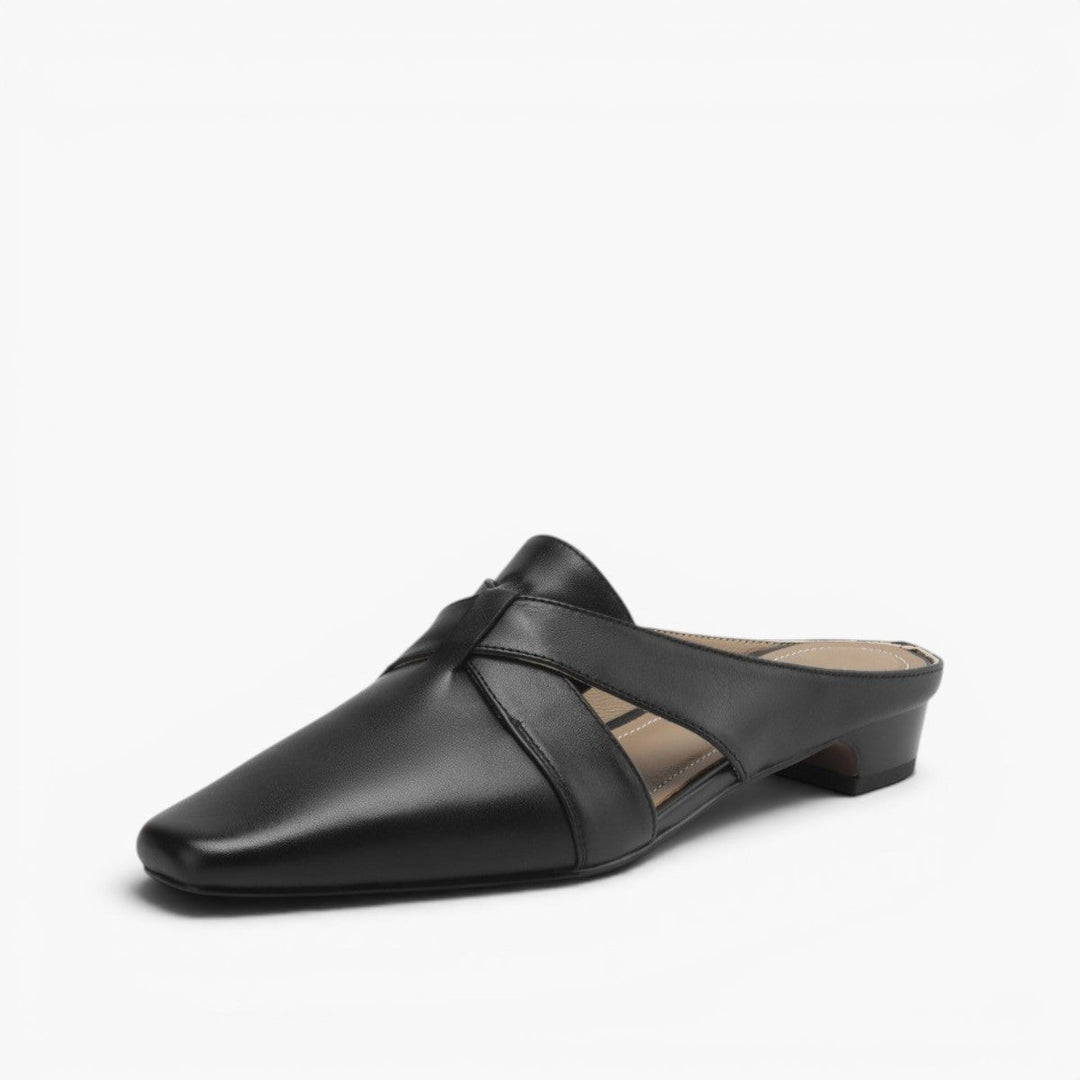 Virelle | Women's Cross Leather Mules