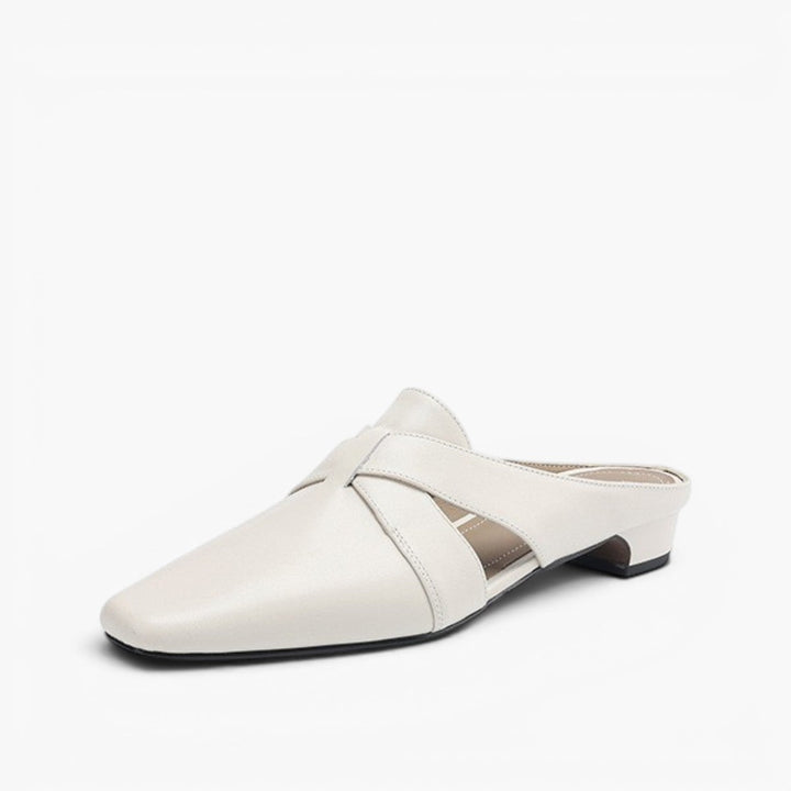 Virelle | Women's Cross Leather Mules