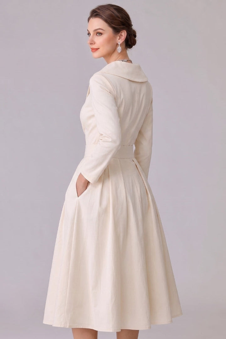Yan | Women's Elegant Midi Dress