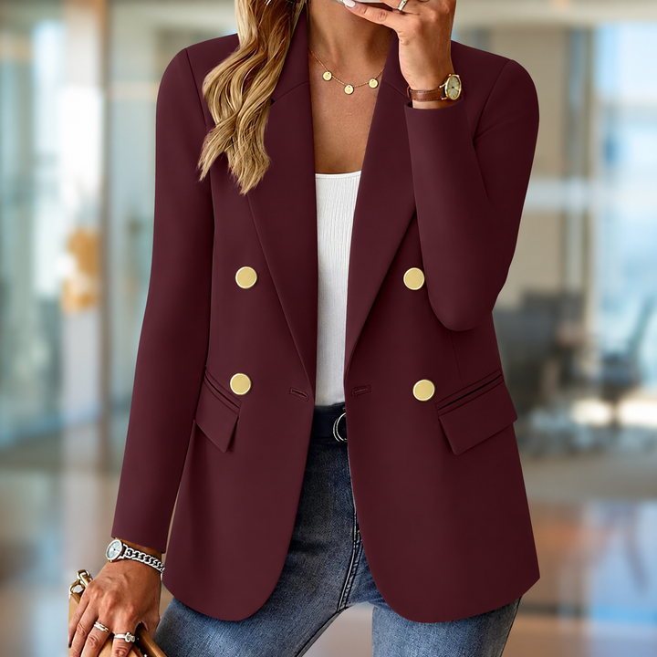 Patricia | Classic Double-Button Blazer
