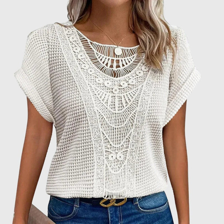 Pearl | Women's Elegant Ibiza Style Blouse