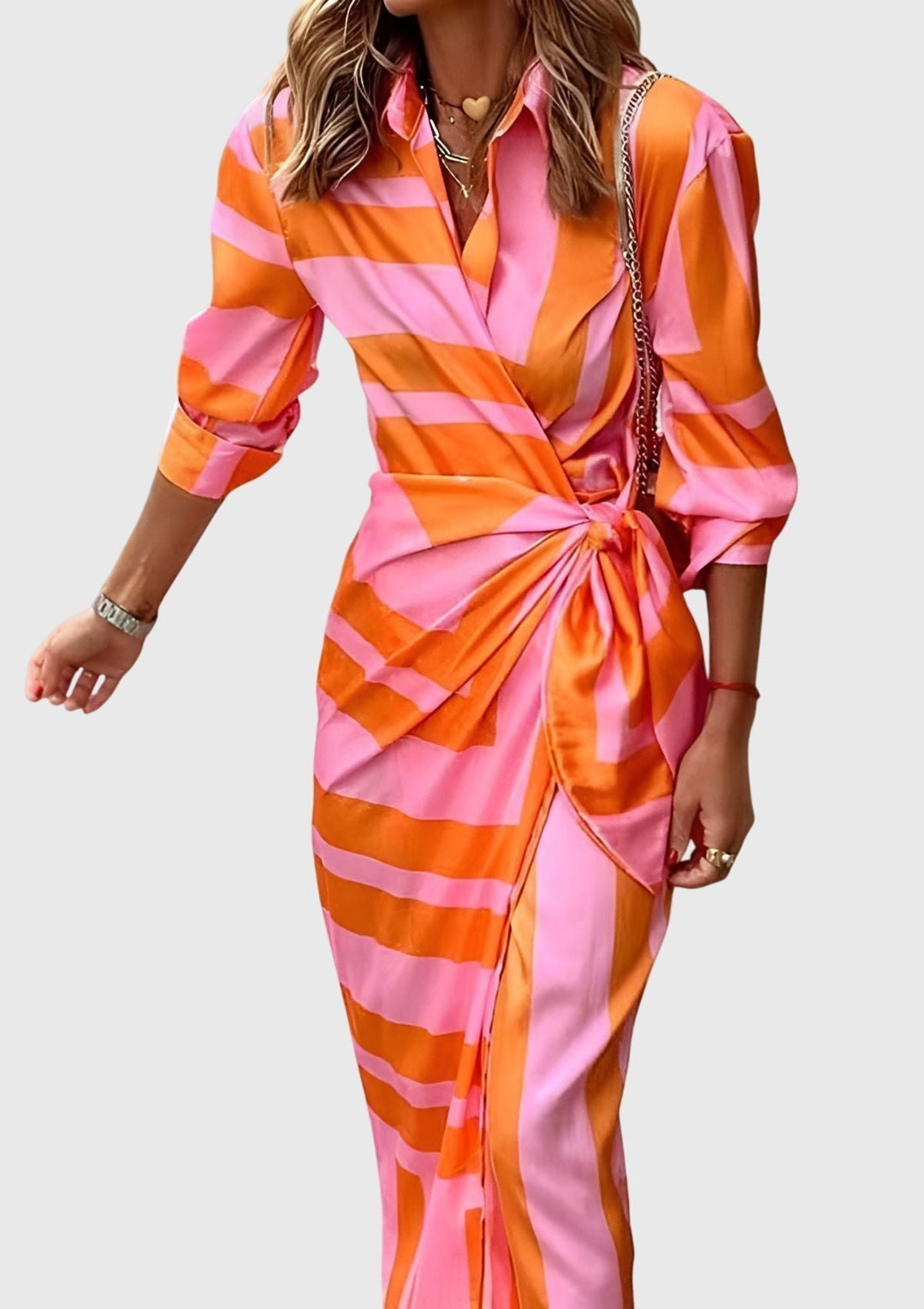 Everly | Women's Elegant Wrap Dress With Print